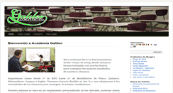 Desktop Screenshot of academiagalileo.eu